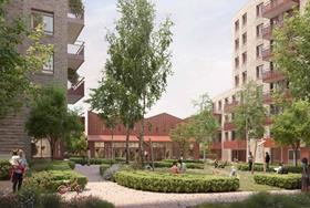 Haworth Tompkins gets green light for 885 homes in Wembley Image