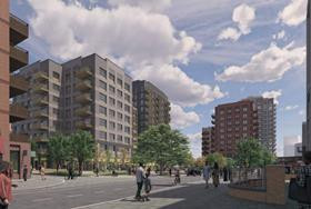 Sheppard Robson submits plans for 1000 homes on former civic centre site Image