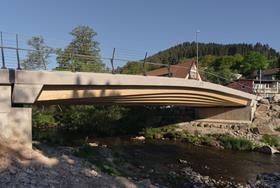 Moxon Architects completes composite timber bridge in Germany Image
