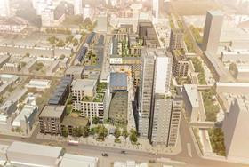 JTP redesigning Sheppard Robson’s stalled east London regeneration scheme Image