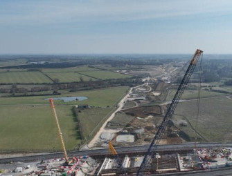 HS2 Brackley A43 bridge progress update released Image