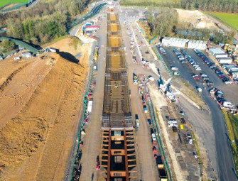 [VIDEO] HS2 Small Dean viaduct slid into position in just four days Image