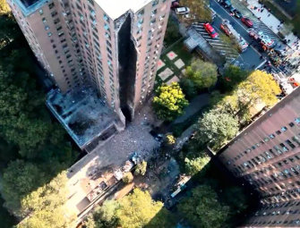 Partial Collapse of NYC  Apartment Building Possibly Triggered by Boiler Image