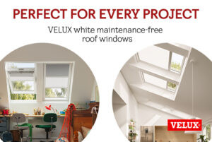VELUX white maintenance-free roof windows are perfect for every project Image