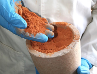 Humble clay found to strengthen low-carbon concrete Image