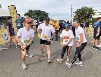 Coates climbs for sick kids at the 2025 Humpty Dumpty Balmoral Burn Image