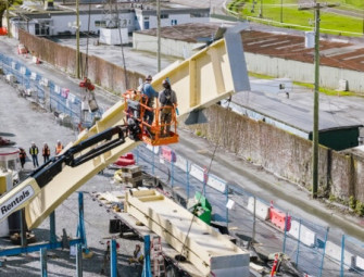 Fast + Epp installs arches for new PNE amphitheatre Image