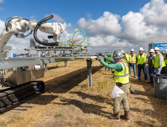 Rosendin Electric Deploys Custom Robots to Install Solar Panels Image