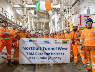 HS2 Northolt tunnel sees second completed tunnel bore Image