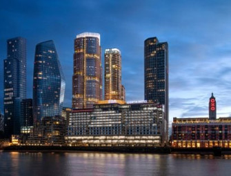 Foster + Partners reveals trio of skyscrapers overlooking Thames in London Image