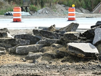 Construction debris accounted for 830 road incidents over nine months Image